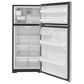 GE Appliances 16.6 Cu. Ft. Top Freezer Refrigerator Energy Star in Stainless Steel, , large