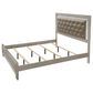 Crown Mark Lyssa King Panel Bed with LED in Champagne, , large