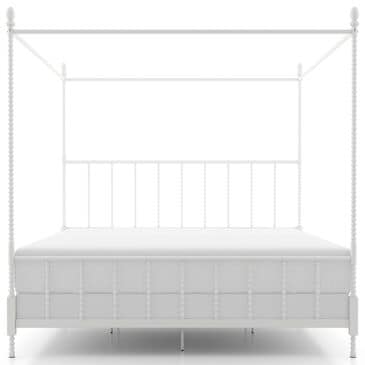 Furniture of America Elliot King Canopy Bed in White, , large