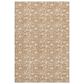 Dalyn Rug Company Soft Essentials Floral Copper 9" x 12" Indoor/Outdoor Area Rug, , large