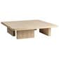Classic Home Melina Coffee Table in Coastal Drift, , large