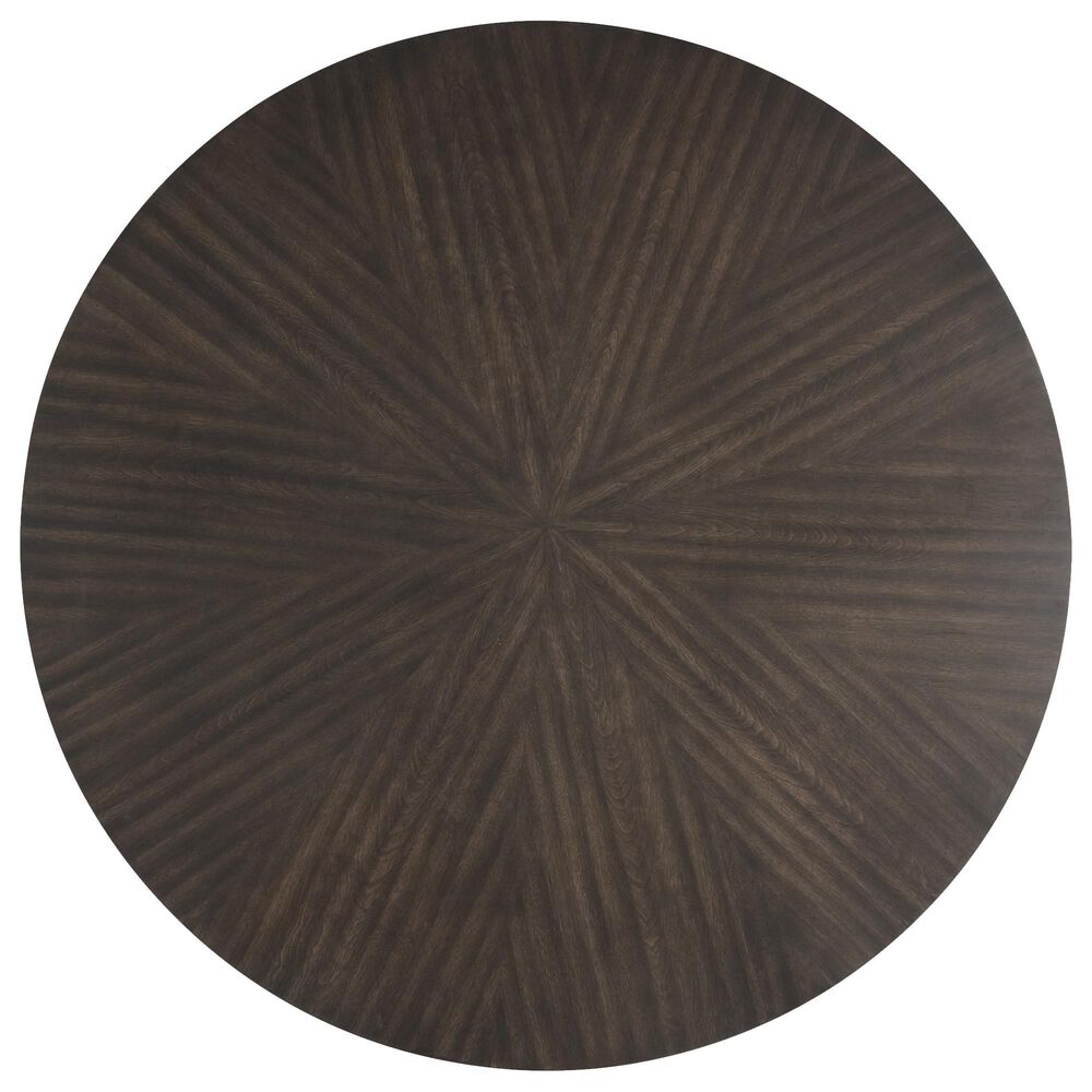New Heritage Design Chestnut Ridge 5-Piece Round Dining Set in Dark Brown, , large