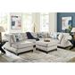 Ashley 3-Piece Left Facing Sectional with Chaise in Stone, , large