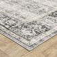 Oriental Weavers Charleston Distressed 2" x 3" Charcoal Area Rug, , large