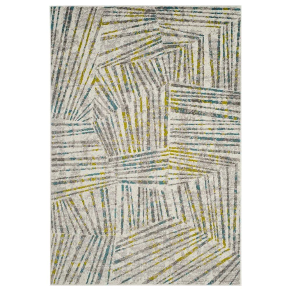 Safavieh Skyler SKY191G 5"1" x 7"6" Gray and Green Area Rug, , large