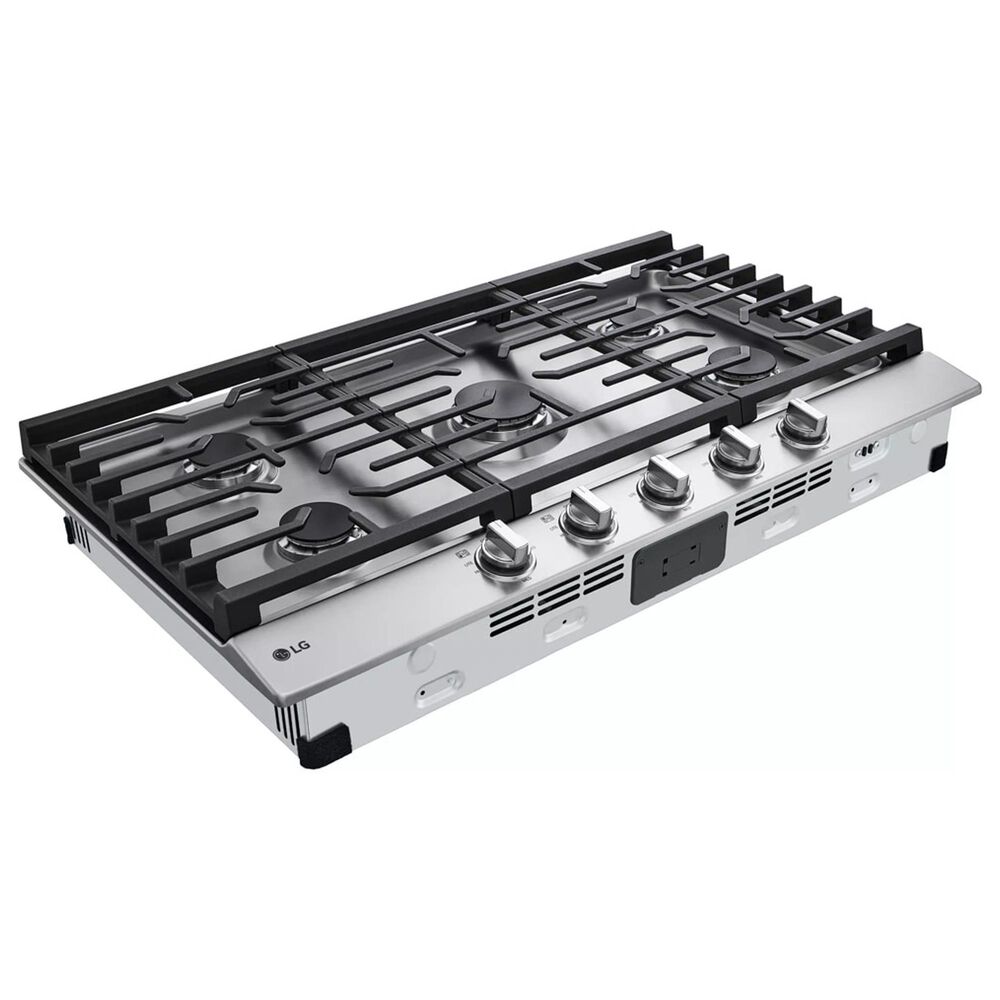 LG 2-Piece Kitchen Package with 30&quot; Electric Wall Oven and Gas Cooktop in Stainless Steel, , large