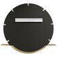 James Martin Platform 24" Round Mirror in Radiant Gold, , large