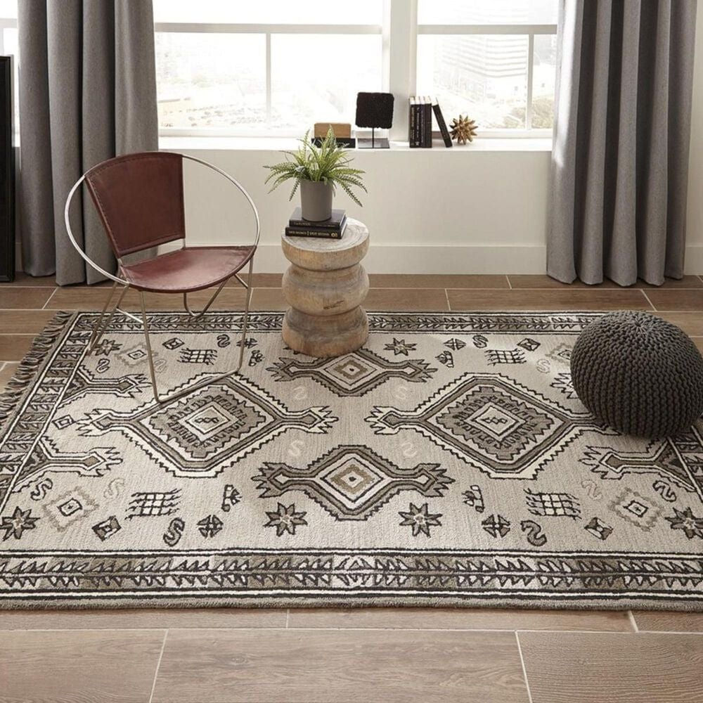 Momeni Tahoe TA-03 7&#39;6&quot; x 9&#39;6&quot; Grey Area Rug, , large