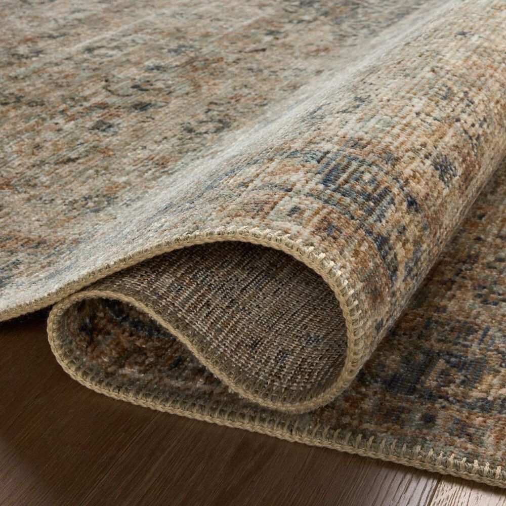 Loloi Heritage 12&#39; x 15&#39; Sage and Navy Area Rug, , large