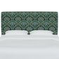 Rifle Paper Co Crafted by Cloth and Company Elly Queen Headboard in Bramble Emerald, , large