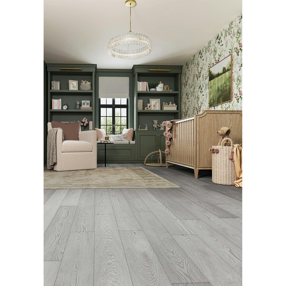 Mannington Restoration Bespoke Wool 8&quot; x 48&quot; Oak Laminate Plank, , large