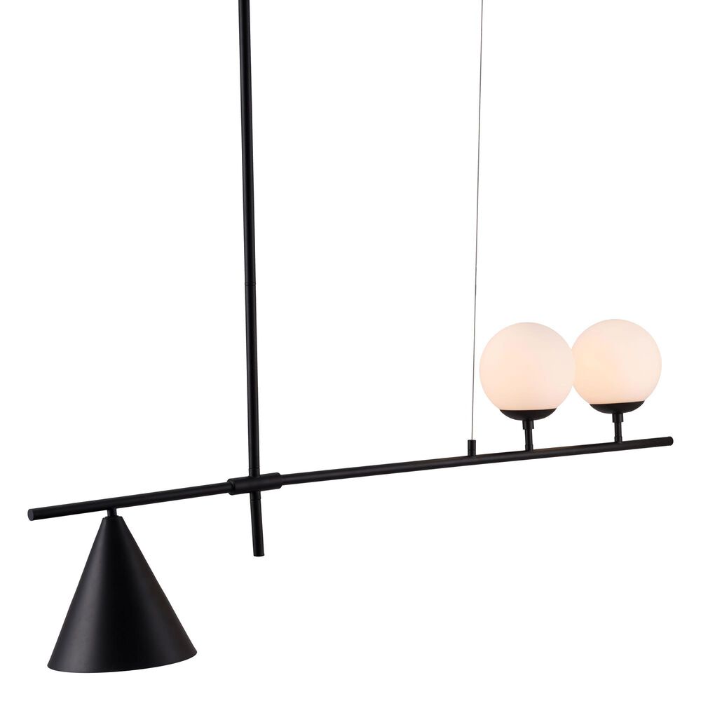Zuo Modern Richiza Ceiling Lamp in Black, , large