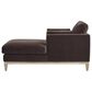 Jennifer Taylor Home Knox Chaise Lounge Chair in Deep Brown Velvet, , large