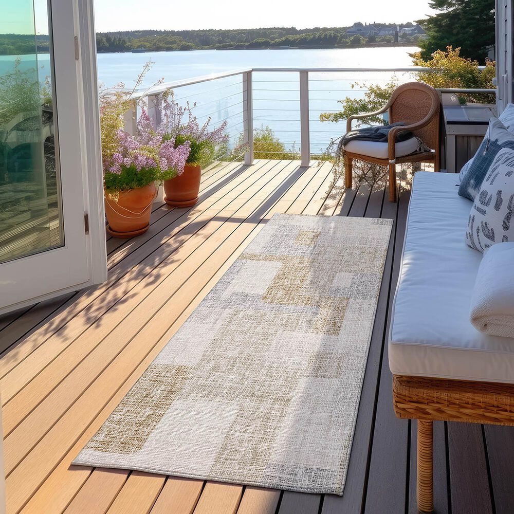 Dalyn Rug Company Portico PO3 Ivory 2&#39;3&quot; x 7&#39;6&quot; Runner, , large
