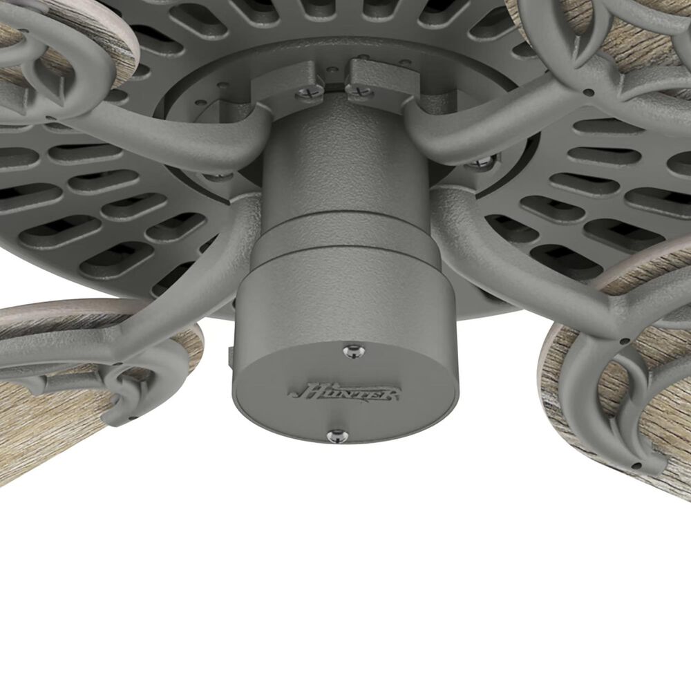 Hunter Original 52&quot; Outdoor Ceiling Fan in Matte Silver, , large