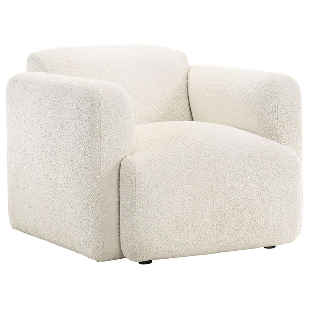 Coaster Dorset Accent Arm Chair in White, , large