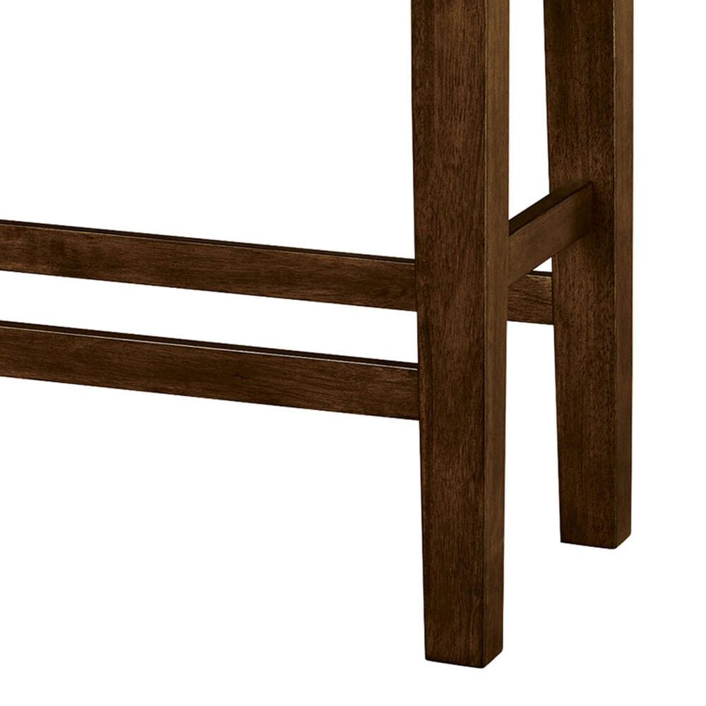 Ashley Ralene 25.38 Faux Leather Dining Bench in Medium Brown, , large