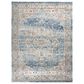 Nourison Quarry QUA11 10" x 14" Ivory and Blue Area Rug, , large