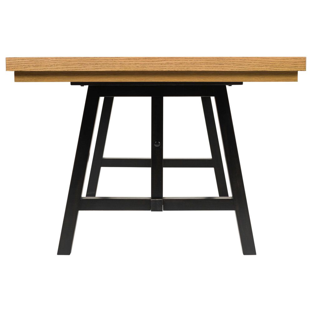Ashley Galliden Extension Dining Table in Black and Brown - Table Only, , large