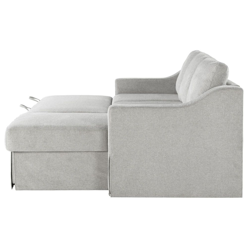 Lifestyle Solutions Haddington Stationary Convertible Sofa with Chaise in Linen, , large