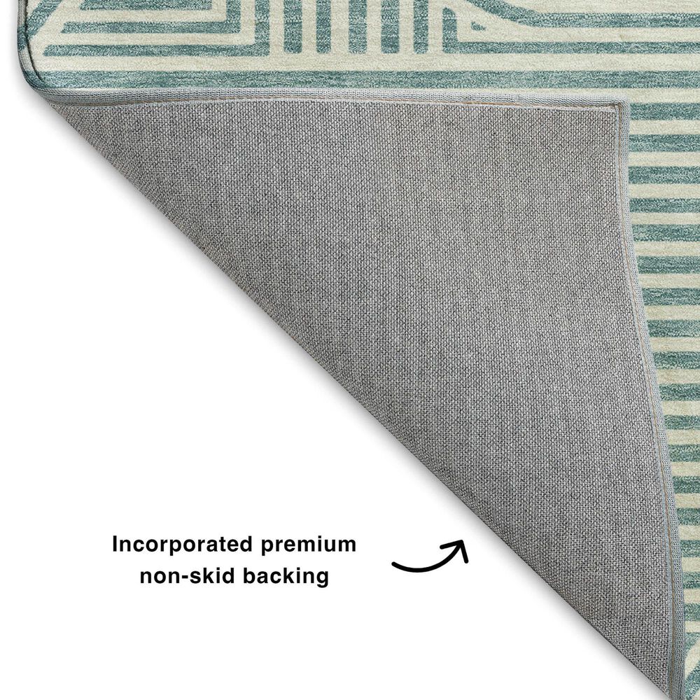 Dalyn Rug Company The Reserve TR14 Teal 2&#39;6&quot; x 3&#39;10&quot; Indoor/Outdoor Area Rug, , large