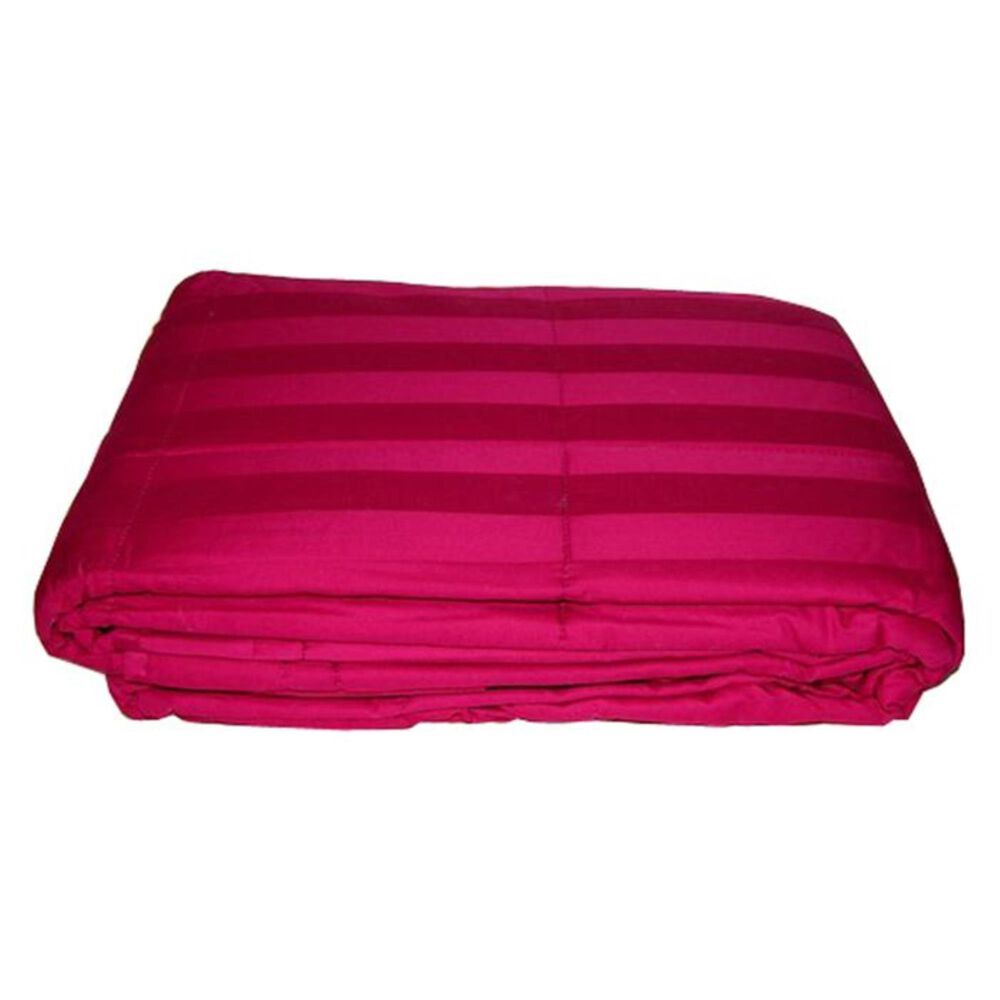 Epoch Hometex Cotton Loft Cotton Throw in Berry Red, , large