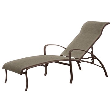 Tropitone Spinnaker Stacking Chaise Lounge with Gaviota Sling in Rich Earth, , large