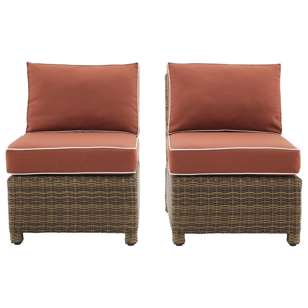 Crosley Furniture Bradenton 2-Piece Patio Chair Set in Sangria, , large
