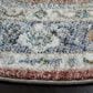 Safavieh Jasmine 5"3" Round Rust and Navy Area Rug, , large
