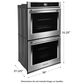 KitchenAid 30" Double Wall Oven in Stainless Steel, , large