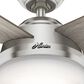 Hunter Dempsey 52" Ceiling Fan with Light in Brushed Nickel, , large
