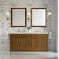 James Martin Bellshire 72" Double Bathroom Vanity in Honey Oak with 3 cm Ethereal Noctis Silestone Top, Rectangular Sinks and FreePower Wireless Charger, , large
