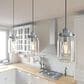 Hunter Devon Park 3-Light Linear Cluster in Brushed Nickel, , large