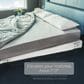 Jaxx Avana Queen Mattress Elevator - Under Bed 7-Inch Incline Foam Support, , large