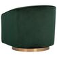 37B Hazel Swivel Lounge Chair in Deep Green Sky Velvet, , large