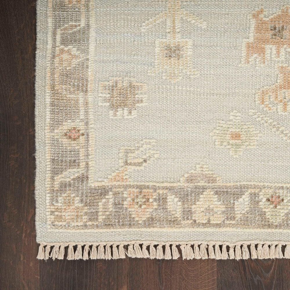 Nourison Whispers 8&#39; x 10&#39; Light Blue and Grey Area Rug, , large