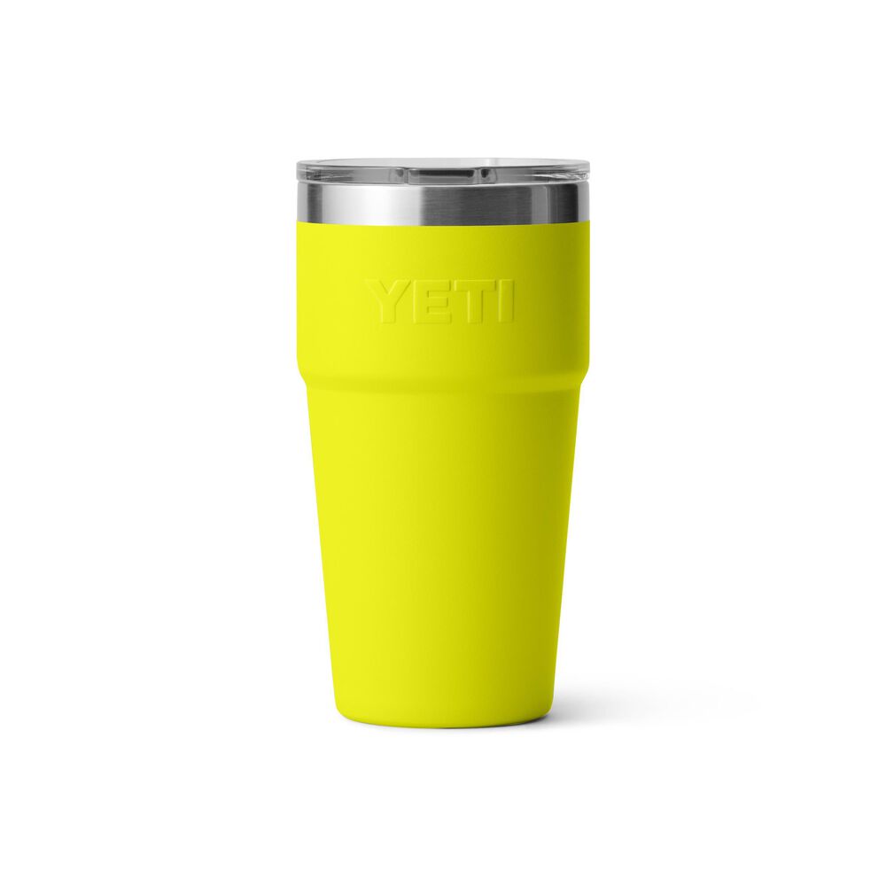 YETI Rambler 20 oz Stackable with Magslider Lid in Firefly Yellow, , large