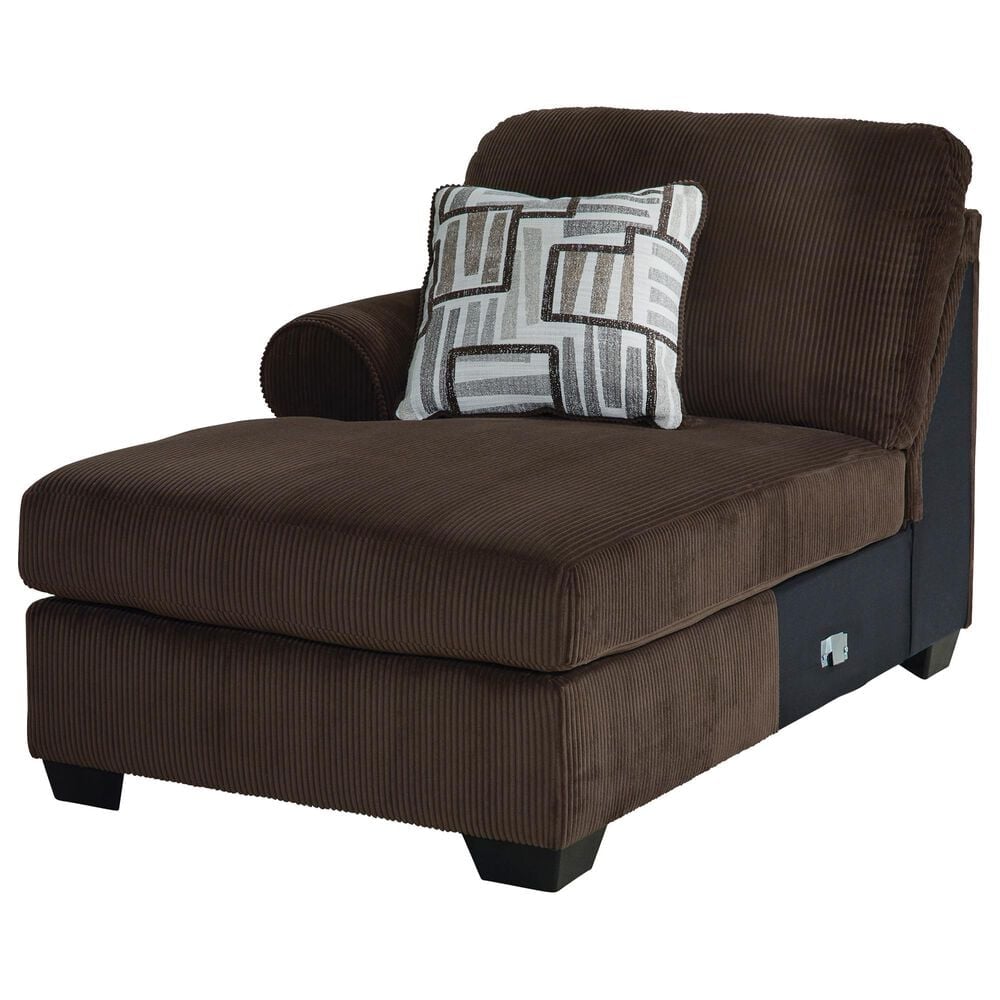 ASHLEY Kimlee 3-Piece Stationary Left Arm Facing Sectional with Chaise in Chocolate, , large