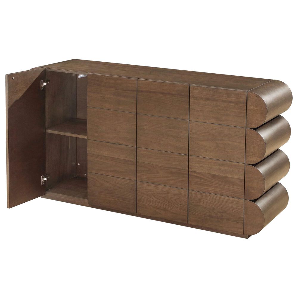 Urban Home Mataranka 4-Door Sideboard in Bistre, , large