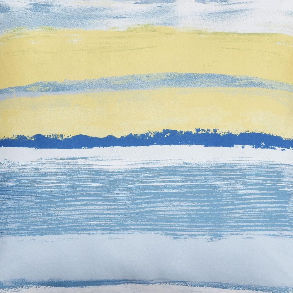 J. Queen New York Seashore 18&quot; Square Throw Pillow in Blue, , large