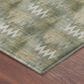 Dalyn Rug Company Soft Essentials Chevron Olive 2"3" x 7"6" Runner, , large