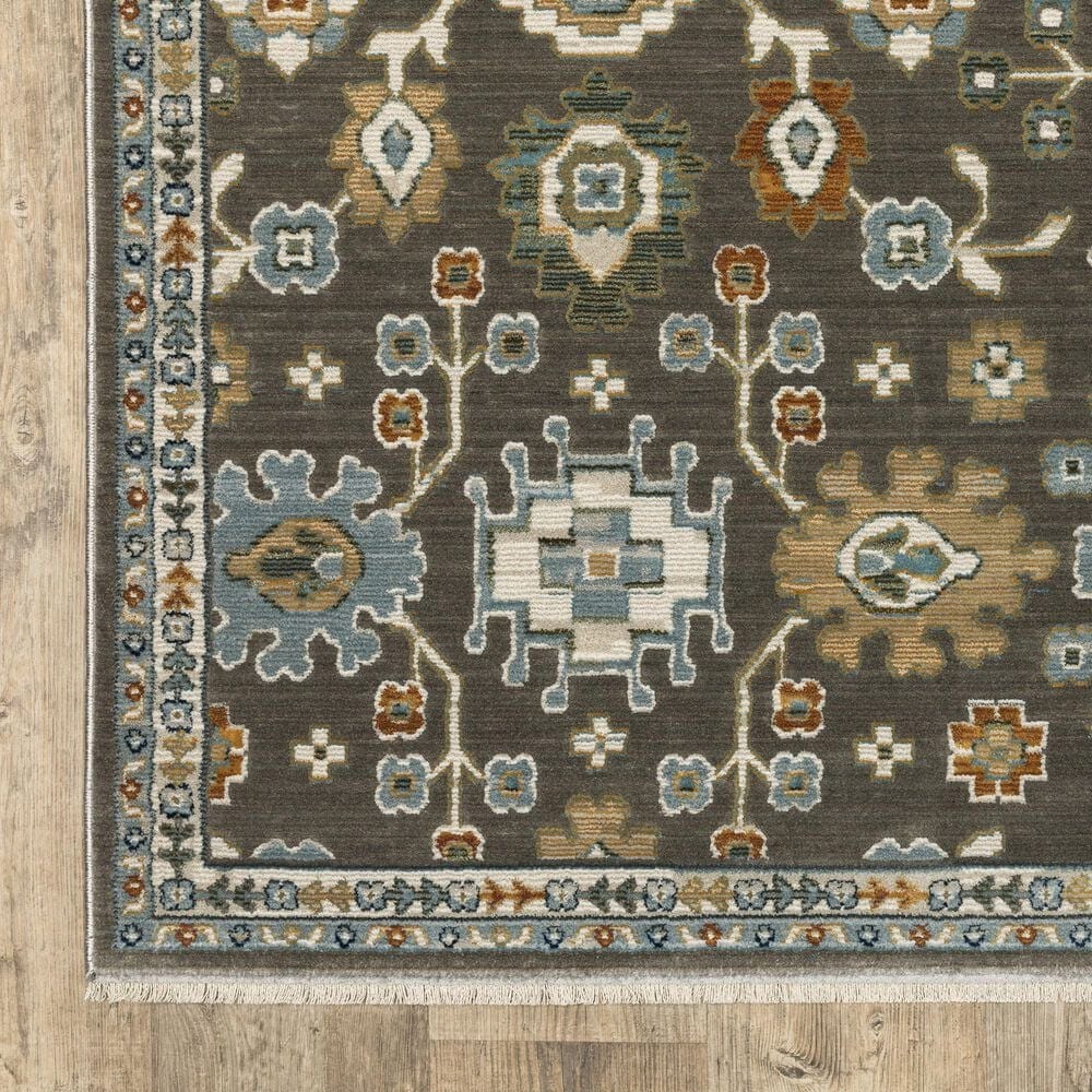 Oriental Weavers Keira Grey and Multicolor 5&#39;3&quot; x 7&#39;6&quot; Area Rug, , large