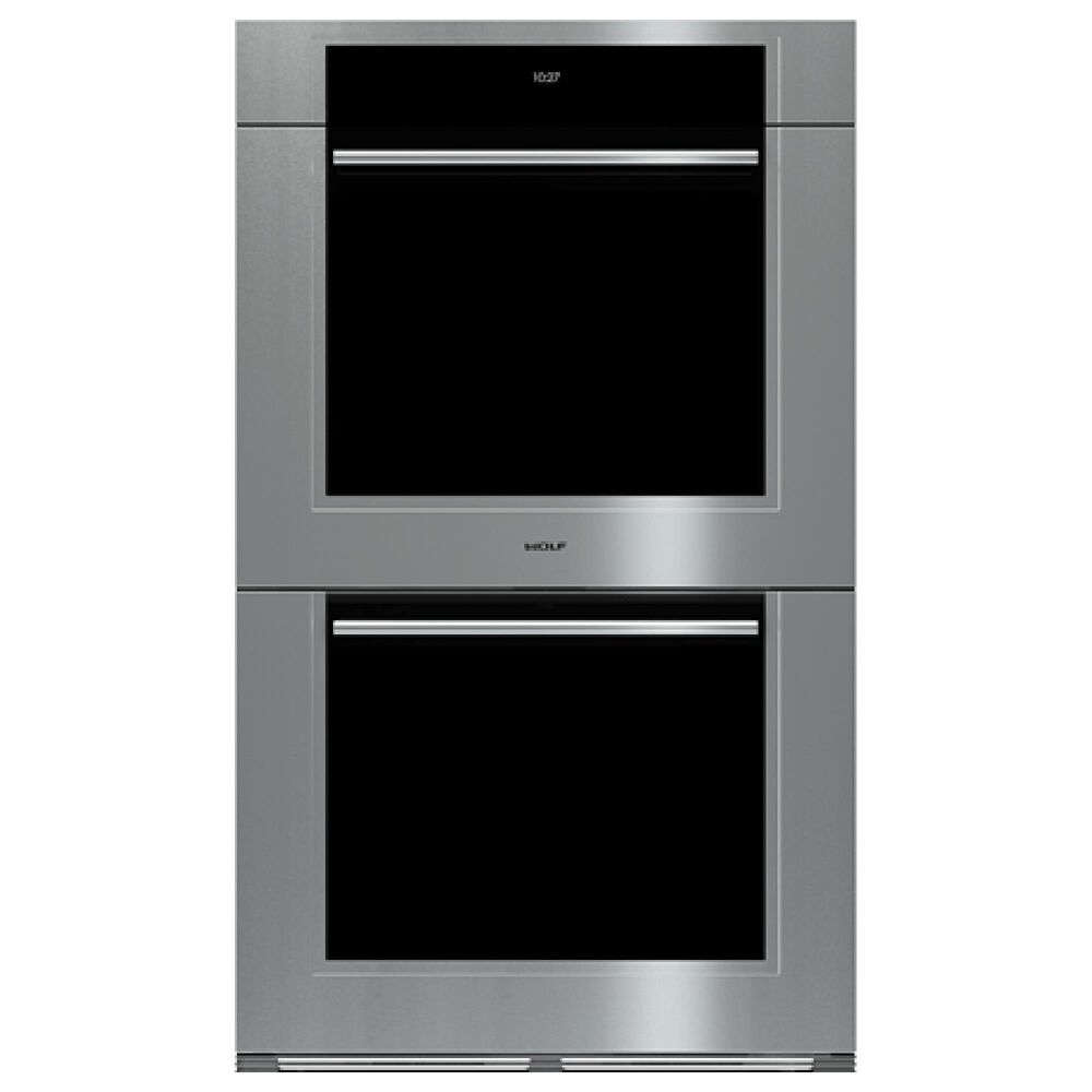 Wolf 30" M Series Transitional Built-In Double Electric Wall Oven with Convection in Stainless Steel, , large