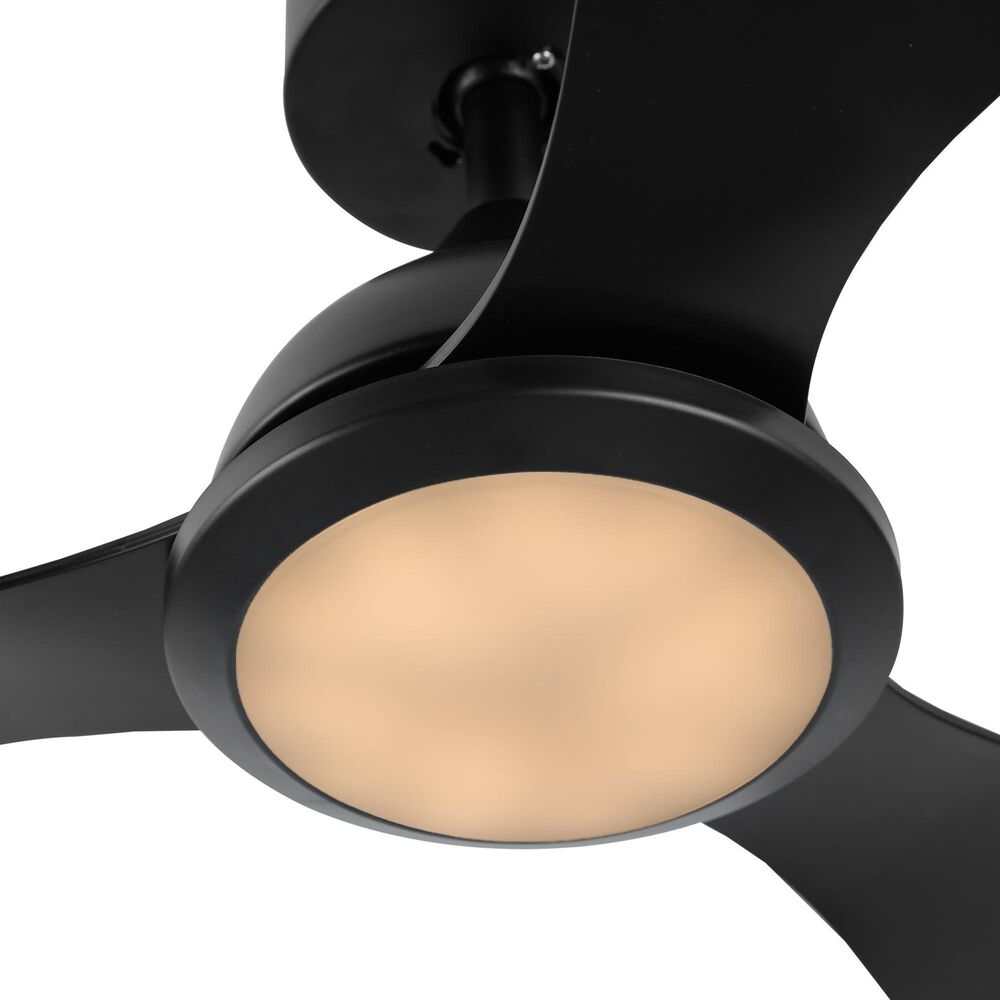 HOMLUX 52" Indoor Ceiling Fan with LED Light in Black, , large