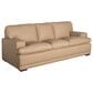 Bordeaux & Co Stationary Leather Sofa and Chair Set in Safari Fawn, , large
