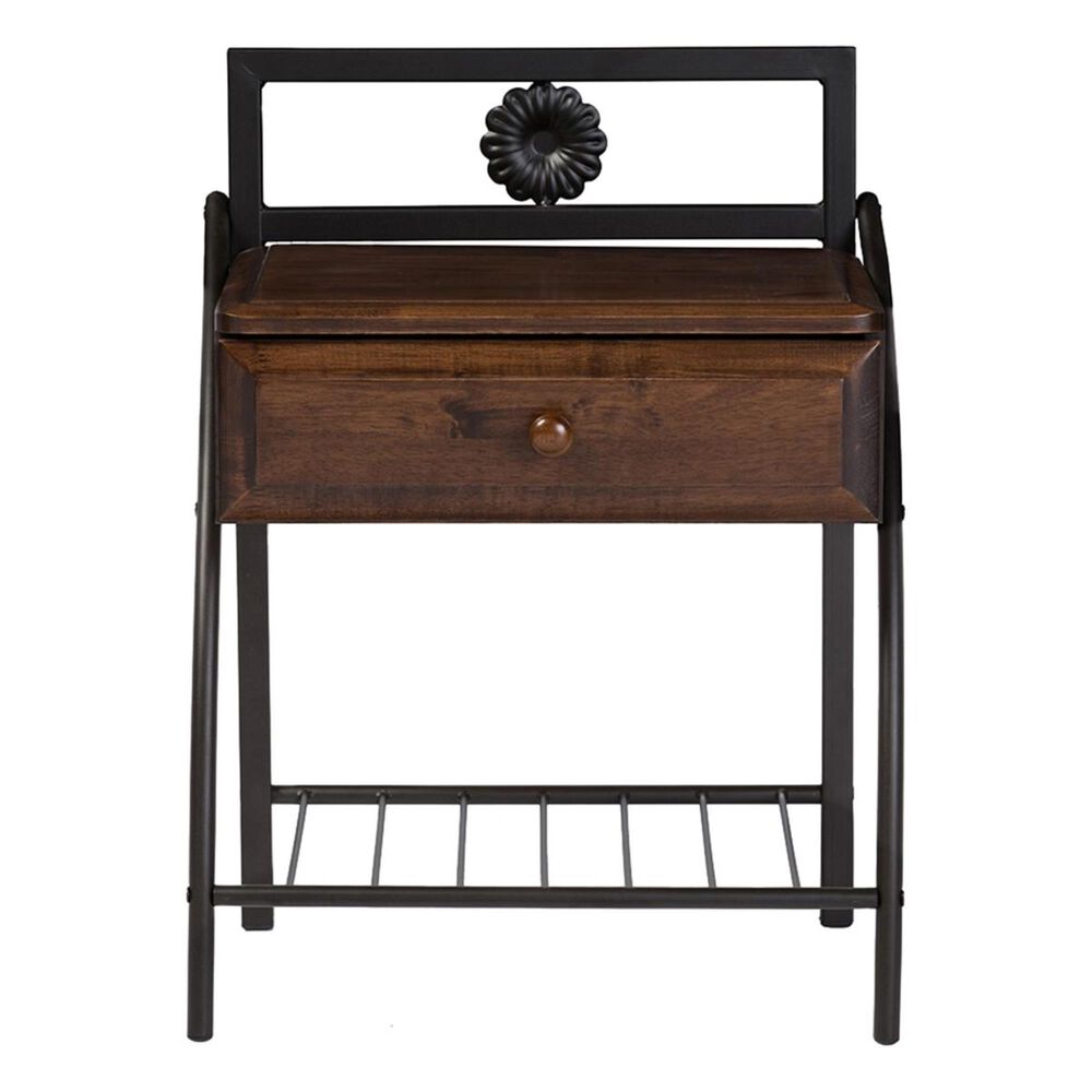 Baxton Studio Jevenci 1 Drawer Nightstand, , large