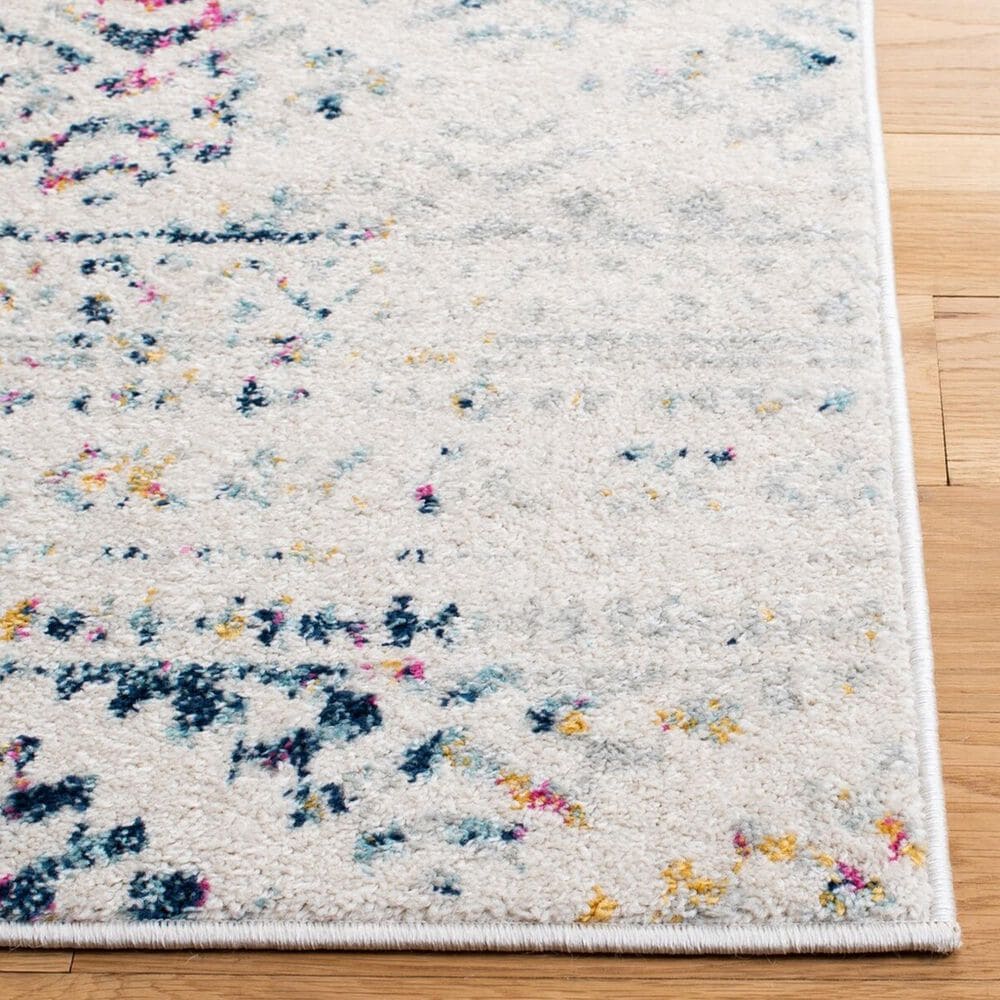 Safavieh Tulum TUL272C Ivory and Blue 8&#39; x 10&#39; Area Rug, , large