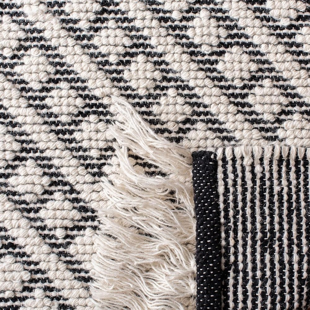 Safavieh Natura NAT355A 10&#39; x 14&#39; Ivory and Black Area Rug, , large