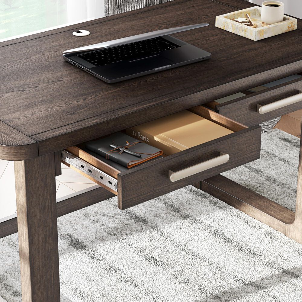 Ashley Breckington Home Office Desk in Dark Brown, , large