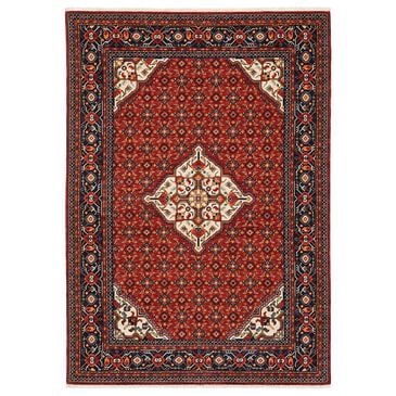 Oriental Weavers Lilihan Medallion 001C6 2"6" x 12" Red and Blue Runner, , large